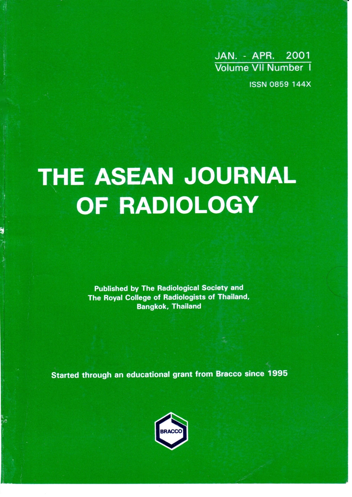 					View Vol. 7 No. 1 (2001): January-April
				